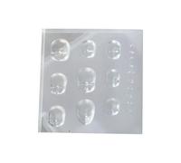 Molde de sello de silicona para uñas, molde de manicura con forma de cabeza de muñeca para manicuristas profesionales y entusiastas, herramienta de joyería, moldes de gotas de gel fáciles de usar, de