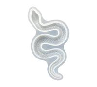 Molde de serpiente de silicona de grado alimenticio de alta calidad, joyería realista para manualidades y modelos educativos, fabricación de bricolaje de silicona