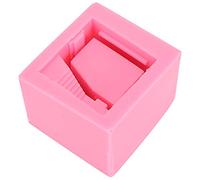 Molde de silicona 3D Casa Forma linda, Jabón de torta Patrón de casa de molde para hacerlo -it -usted mismo Fondant Chocolate Cuencos, Bandeja de Bakware Flexible para horno microondas Coolkoze