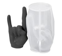 Molde de silicona 3D moldeado a mano, fácil de desmoldar, translúcido, semitransparente, molde de gesto 3D para manualidades, decoración del hogar, Halloween, San Valentín, regalos de Año Nuevo