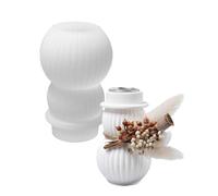 Molde De Silicona a Rayas Flexible Para Decoraciones Del Hogar De Arte De Resina Y Centro De De Boda Molde De Vela De Silicona Flexible