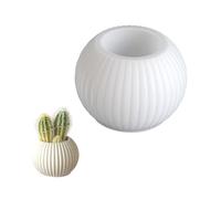Molde de silicona a rayas para velas de resina, manualidades, joyero, decoración del hogar, recipiente de almacenamiento decorativo