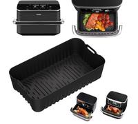 Molde de silicona Air Fryer para COSORI Air Fryer 10L Twinfry, plato de silicona Air Fryer para Airfryer Cosori 10L y Ninja AF500EU 10,4L (Molde-1PC)