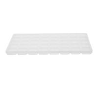 Molde de Silicona Alfabeto para Llaveros Diy, Blanco | Silicona, Creativo y Compacto, Fácil de Lavar y Guardar, Resistente al Desgaste, para Colgantes