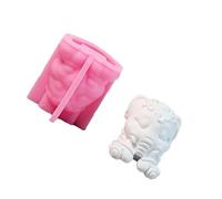 Molde de silicona animal para hacer elefantes con velas para jabón hecho a mano, aromaterapia, moldes para hacer velas