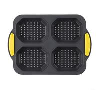 Molde de silicona antiadherente para pan que soporta múltiples tipos de pan, incluyendo sándwich, artesano y grano entero