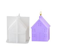 Molde de silicona artesanal de Navidad,moldes para el hogar de silicona de Navidad,Pequeños moldes de Navidad de silicona, molde de vela - Moldes de jabón de yeso de liberación rápida, resina