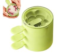 Molde de silicona auténtico, molde de yogurt Ice Bpa Free Silicone for Homemade Juice Yogurt Treats Kids Party Kitchen Bar Summer Postre Maker Gift Set Fun 4,65 x 3,15 x 3,62 pulgadas