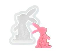 Molde de silicona Bunny Casting Mold - Molde de silicona de conejo de Pascua | Spring Handmade Candle Casting Mold - Food-Grade Silicone Handmade Making Crafts For Soap, Plaster, Chocolate, Jelly