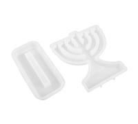 Molde de Silicona Candelabro Menorá de 7 Brazos para Manualidades
