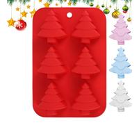 Molde de silicona | Cavity Candy Baking Trays | Xmas Tree Snowman Snowflake Gingerbread Star Man Molds | Christmas Shapes Mould for Cake Soap Ice Cookie Food Crafts Fondant Holiday