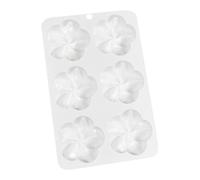 Molde de silicona con 6 cavidades para fondant, molde para hornear pasteles, molde para dulces para hacer chocolate, caramelos, Navidad