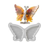 Molde de silicona con alas de mariposa para principiantes para hacer joyas y decoración del hogar, fundición de resina epoxi 3D