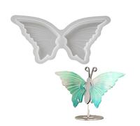 Molde de silicona con alas de mariposa para principiantes para hacer joyas y decoración del hogar, molde de resina epoxi 3D para joyería