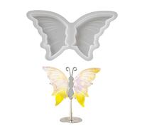 Molde de silicona con alas de mariposa para principiantes para hacer joyas y decoración del hogar, molde de resina epoxi 3D para joyería