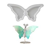 Molde de silicona con alas de mariposa para principiantes para manualidades y decoración del hogar 3D epoxi