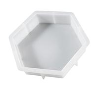 Molde de silicona con bloques geométricos hexagonales, molde de resina grande y pequeño para conservar flores, decoración de escritorio, moldes de decoración del hogar para resina epoxi
