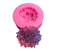 Molde de silicona con colgante de perlas para chocolate, fiesta de cumpleaños, decoración de tartas, magdalenas, herramienta de cocina, regalo, moldes para manualidades de azúcar