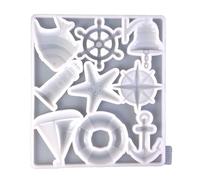 Molde de silicona con decoración temática, molde de resina para decoración del hogar y fiestas infantiles entusiastas