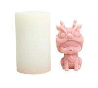 Molde de silicona con diseño de dragón, hecho a mano, perfumado, para hacer jabón, caramelos, decoración de animales, moldes de jabón artístico, moldes perfumados de dragón