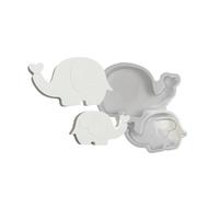 Molde de silicona con diseño de elefante, decoración de jardín, molde de elefante para estatuas de cemento, decoración del hogar y proyectos de manualidades, moldes de silicona hechos a mano