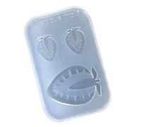 Molde de silicona con diseño de fresa para una extracción sin esfuerzo, perfecto para principiantes y manualidades para niños