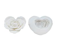 Molde de silicona con diseño de rosas para el hogar, para amantes perfumados, suministros creativos para pasatiempos