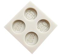 Molde de silicona con escritura árabe, molde de resina de jabón para decoración de pasteles
