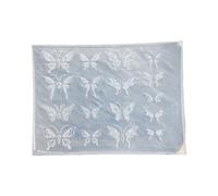 Molde de silicona con forma de ala de mariposa para hermosas uñas, creación de arte, manualidades en casa para decoraciones de uñas individualizadas, molde de abalorios