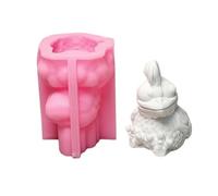 Molde de silicona con forma de animal divertido de aves de corral molde ornamento decorativo resina epoxi suministros para manualidades