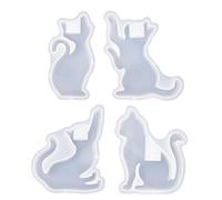 Molde de silicona con forma de candelabro para animales, moldes de resina, soporte para palos, moldes epoxi, decoración del hogar, chocolate