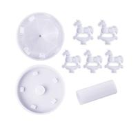 Molde de silicona con forma de carrusel 3D para decoración del hogar | Molde de resina epoxi para proyectos de manualidades, herramienta de decoración del hogar, regalo de cumpleaños