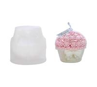 Molde de silicona con forma de cesta de flores para entusiastas hechos a mano, difusor de piedra, suministros de aula, molde de silicona fácil de limpiar
