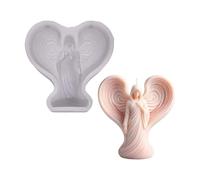 Molde de silicona con forma de corazón para hacer jabón, decoración de boda, regalo de vacaciones y resina epoxi, elastómero fundido para cera de cera