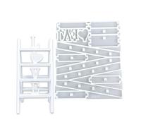 Molde de silicona con forma de escalera de amor, herramienta para hacer joyas, añade un toque de diversión a cualquier habitación o proyecto de manualidades, molde hecho a mano