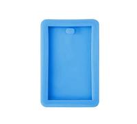 Molde de silicona con forma de etiqueta de equipaje, colgante decorativo, moldes de resina epoxi, fabricación de joyas, llavero de fundición