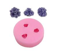 Molde de silicona con forma de flor detallada, para hacer manualidades a mano, para crear arte de resina