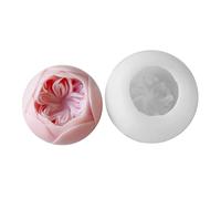 Molde de silicona con forma de flor para manualidades, suministros hechos a mano