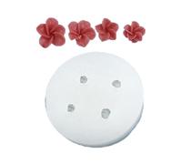 Molde de silicona con forma de flor, suministros de manualidades adecuados para manualidades de resina y proyectos de decoración del hogar, molde para hornear flores pequeñas