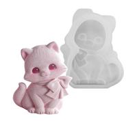 Molde De Silicona Con Forma De Gato,Realista Y Reutilizable De Silicona Novedosa | Para Crear Velas Con Figura Animal - para Adultos Amantes Mujeres Hombres