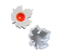 Molde de silicona con forma de hoja, diseño de otoño, para hacer manualidades de resina, decoración del hogar, hoja de arce otoñal