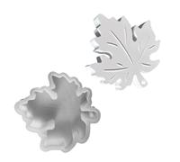 Molde de silicona con forma de hoja, diseño de otoño, para hacer manualidades de resina, decoración del hogar, hoja de arce otoñal