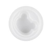 Molde de silicona con forma de llavero de de dibujos animados, Molde de resina epoxi duradero para fabricación de joyas y regalos, molde para llavero