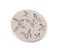 Molde de silicona con forma de mariposa para decoración de pasteles, chocolate, caramelos, helados, herramienta para hornear