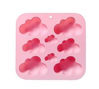 Molde de silicona con forma de nubes para fondant, decoración de pasteles de chocolate, accesorios de cocina, moldes de silicona para hornear pasteles de resina epoxi, resina de grado alimenticio