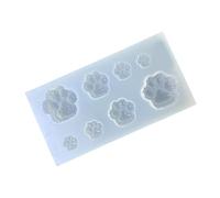 Molde de silicona con forma de pata de gatito de grado alimenticio para joyería de resina creativa, fabricación de jabón, decoración del hogar, resina en forma de gatito