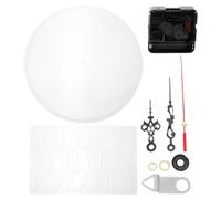 Molde de Silicona con Números Romanos Blanco para Reloj Vintage | Kit Completo con Mecanismo, Uso para Resina Epoxi y Pigmentos, Adecuado para Manualidades y Pared