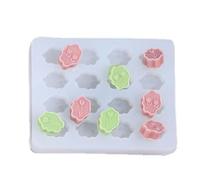 Molde de silicona con pellets de cera para pintura de fuego, palos de sello, molde de resina, moldes de sellos hechos a mano para tarjetas de invitación de fiesta, palos, molde de resina, molde de con