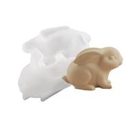Molde de silicona con textura de conejos para adornos hechos a mano, decoración navideña y proyectos de arte creativos, molde de decoración de Pascua