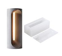 Molde de silicona concreto Lámpara creativa que hace el molde del cemento del kit para las herramientas de la decoración cas
